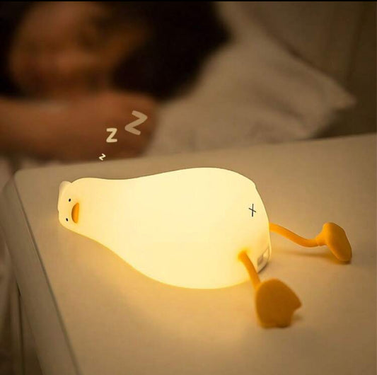 Lying duck night light